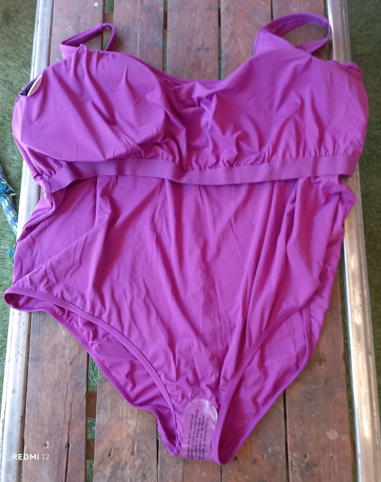 Paars badpak - Maat 6XL – photo 3